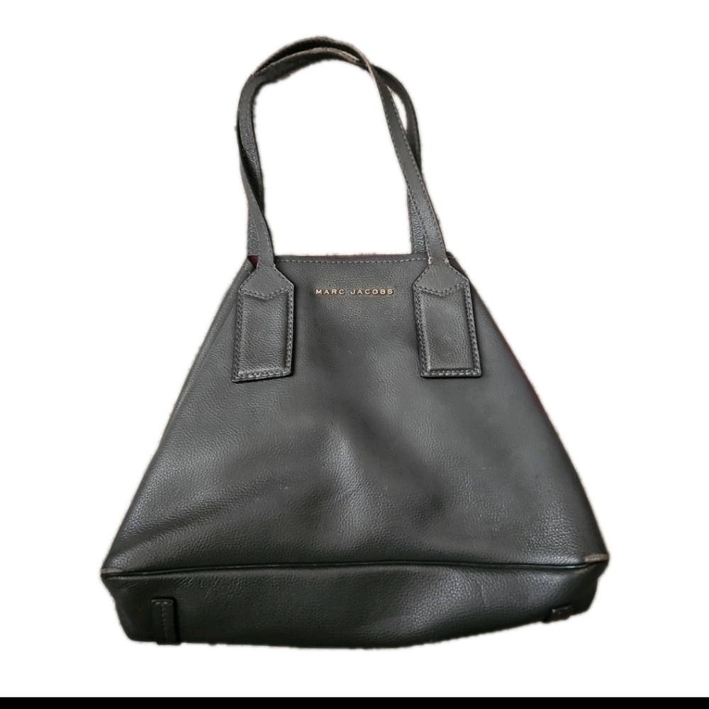 Marc Jacobs Pebbled Leather Gray The Editor Bag